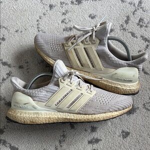 adidas ultraboost white black men’s shoes